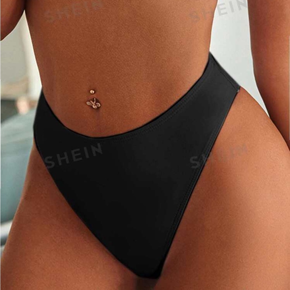 Black NWOT Bikini Bottoms